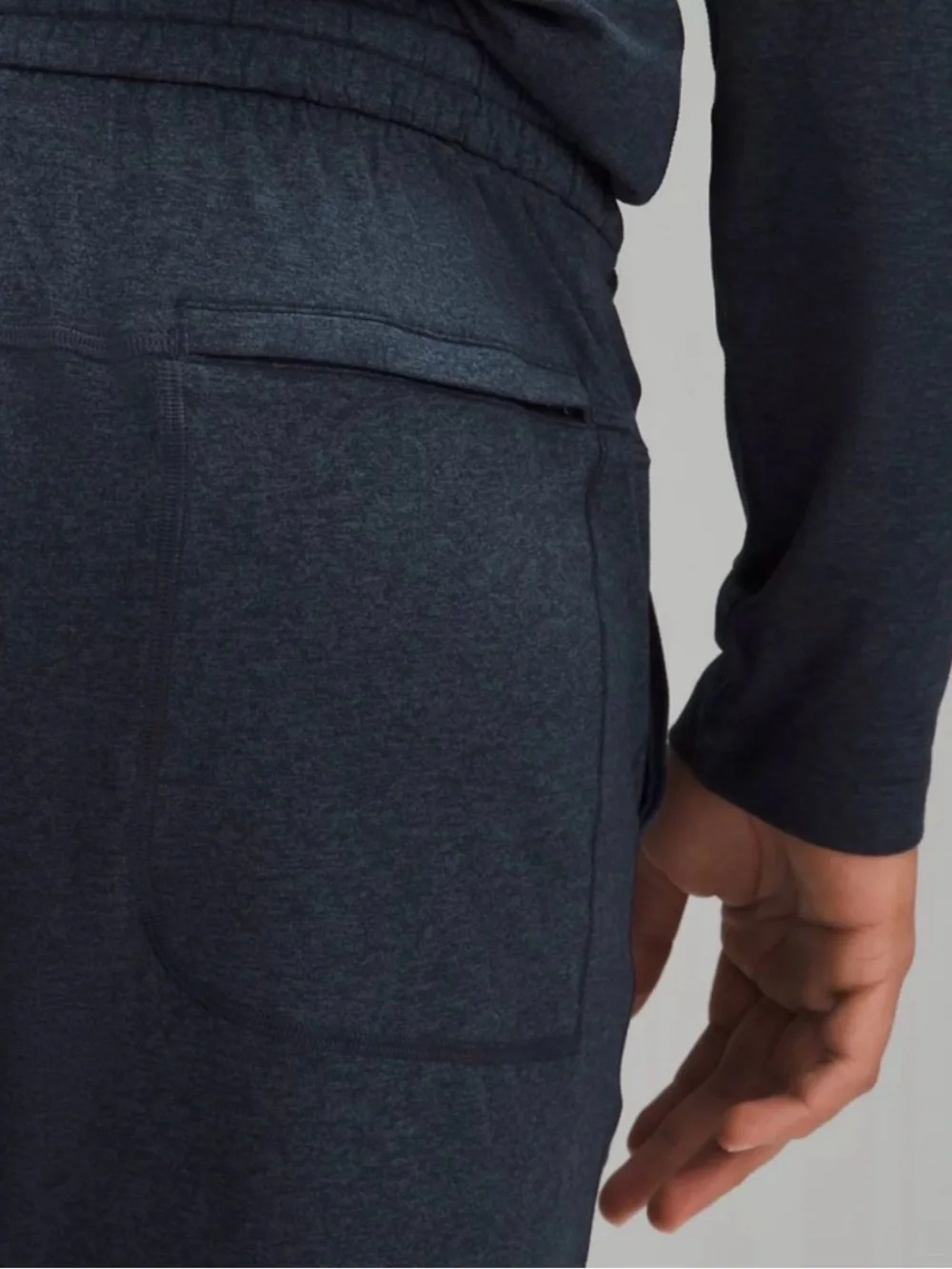 NWOT Lululemon Soft Jersey Tapered Pant Men’s Medium Heathered Classic True Navy
